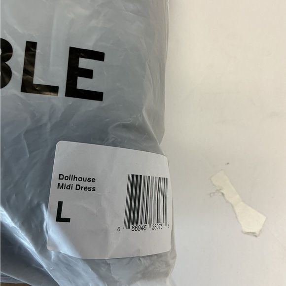 Forest ink Dollhouse Midi Dress new large - Picture 13 of 14